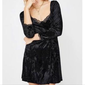 SOLD NWT Free People | Kat Velvet Mini Dress size M